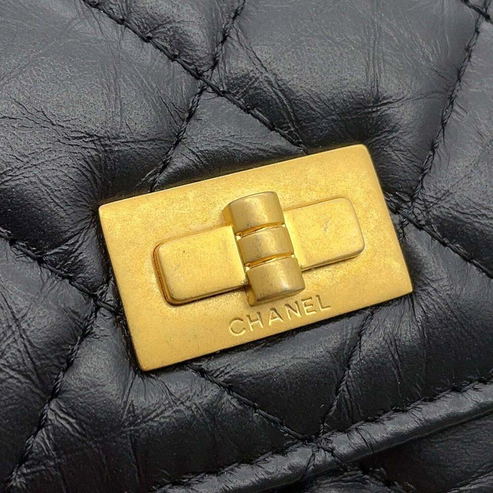 CHANEL Black Leather Logo Wallet - Picture 9 of 14